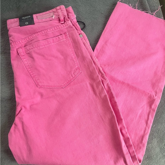 Bright pink BlankNYC Ribcage Straight Leg Jeans - Picture 2 of 4